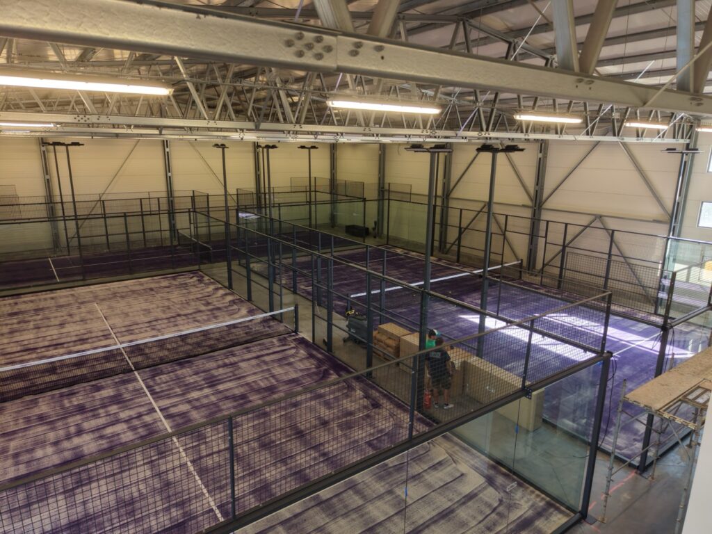 Padel Storm Hořovice, 2× Panoramic a 1× Panoramic single v hale